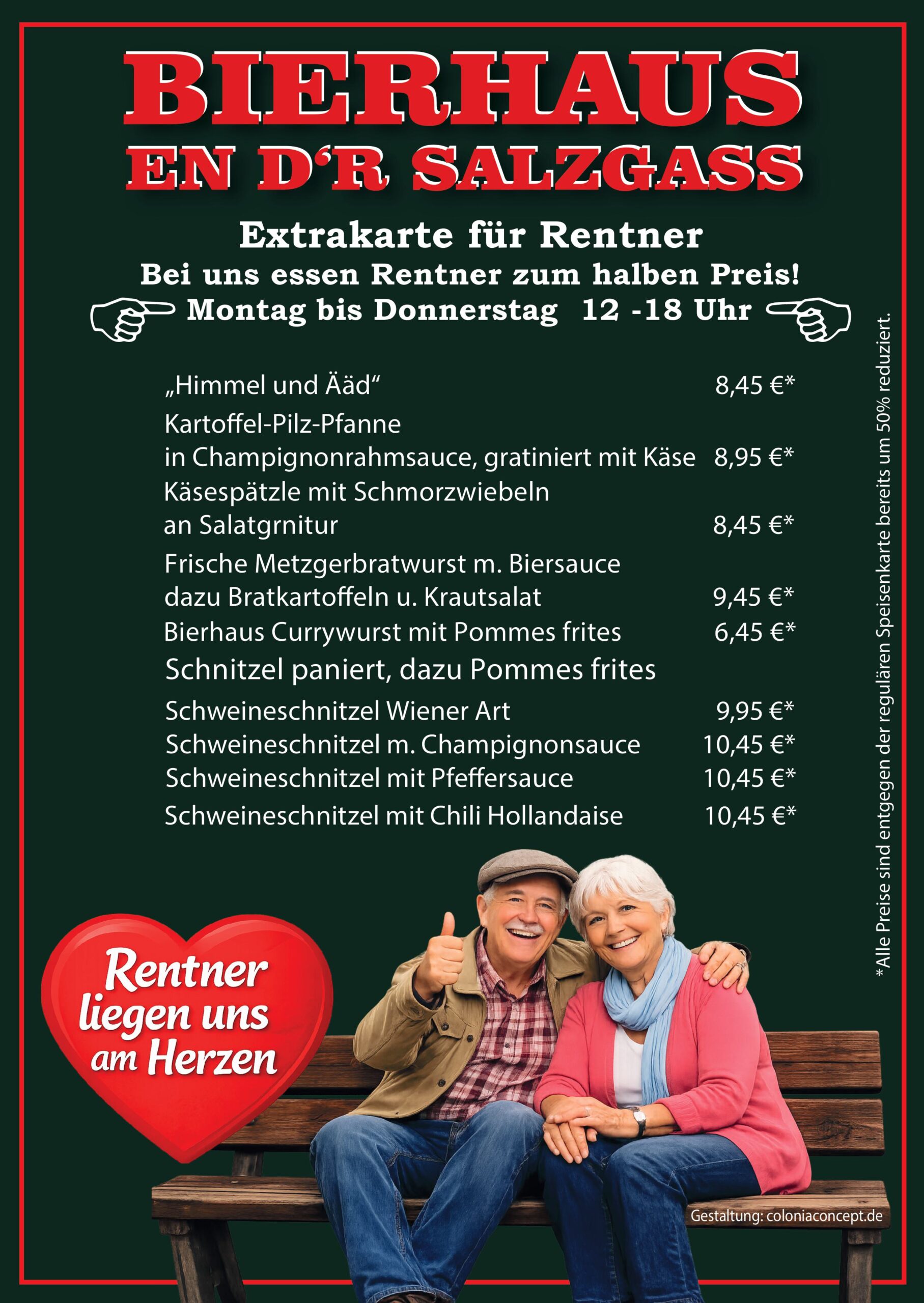 Bierhaus – Rentnerkarte